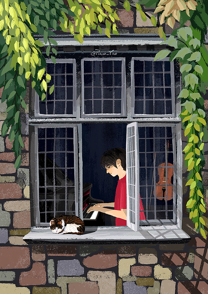 窗(9图)|插画|艺术插画|paco_yao - 原创作品 - 站酷 (zcool)