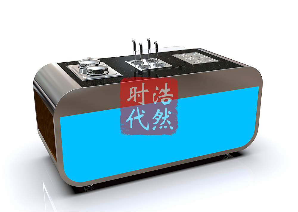 宴会厅餐厅折叠布菲台自助餐台效果图及图片