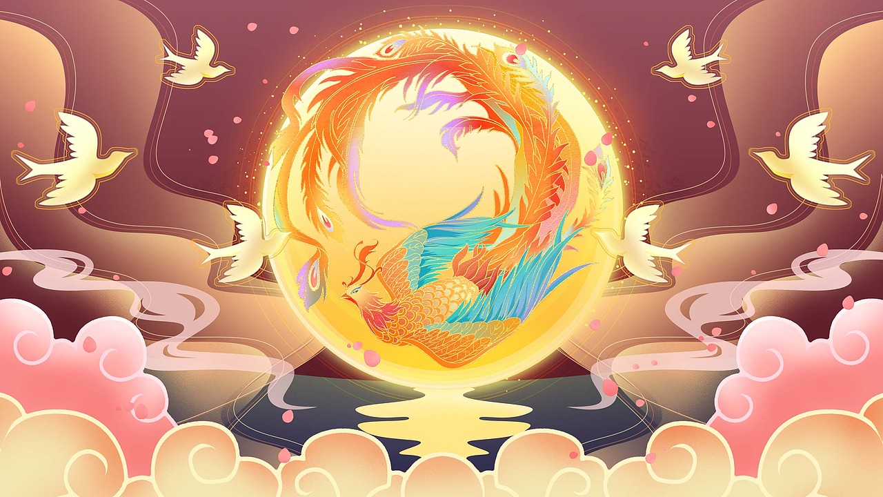 中国风祥瑞插画