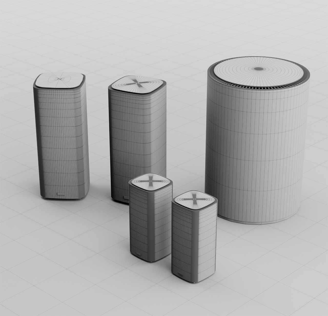 maya建模渲染练习 音响