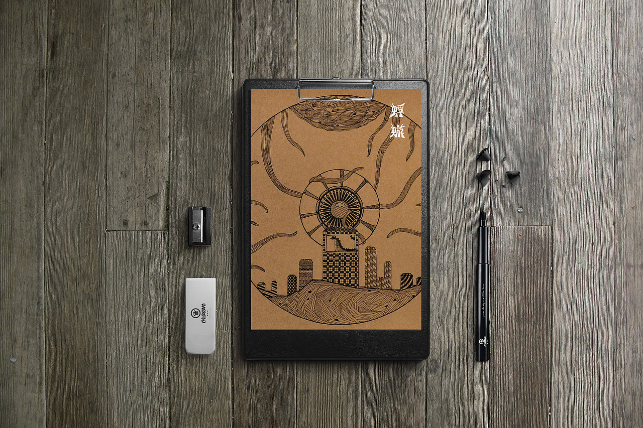 蜉蝣 翼系列 插画衍生产品