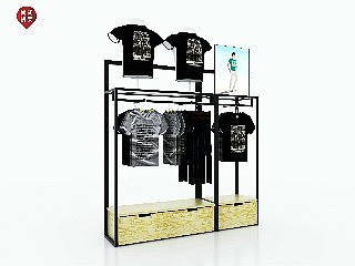 黄冈市木林森男装货架 900流水台整店输出