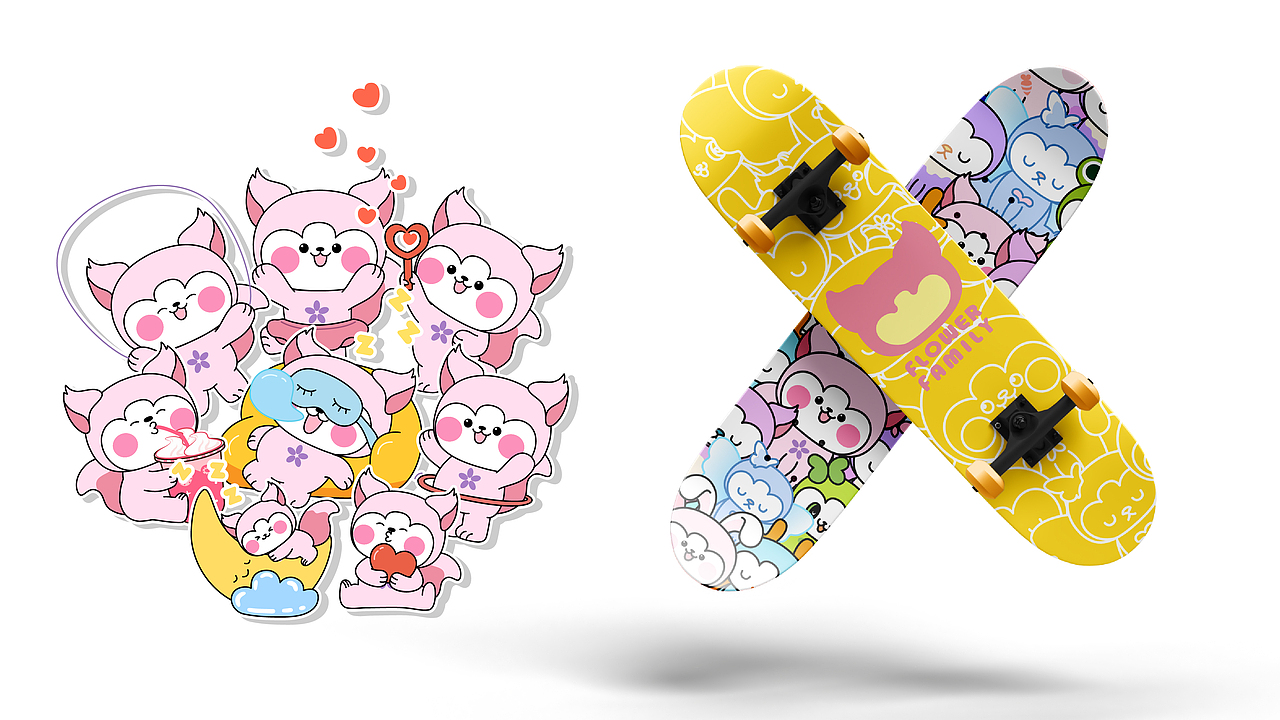 作品集 | 原创IP设计 | 花小狸&花花家族