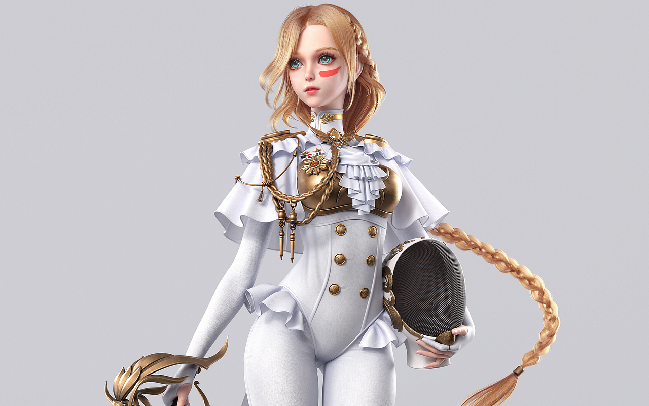 白同学作品（图ZMjk2NDEwMzYw） - 人物/生物 - 站酷设计师Cavan美型原创素材 - 站酷ZCOOL