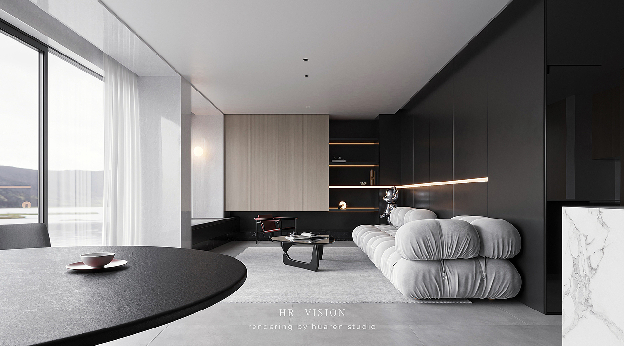 大墨空间设计 都市新贵主义（图ZMzIzODY5MTIw） - 家装设计 - 站酷设计师行一视觉原创素材 - 站酷ZCOOL