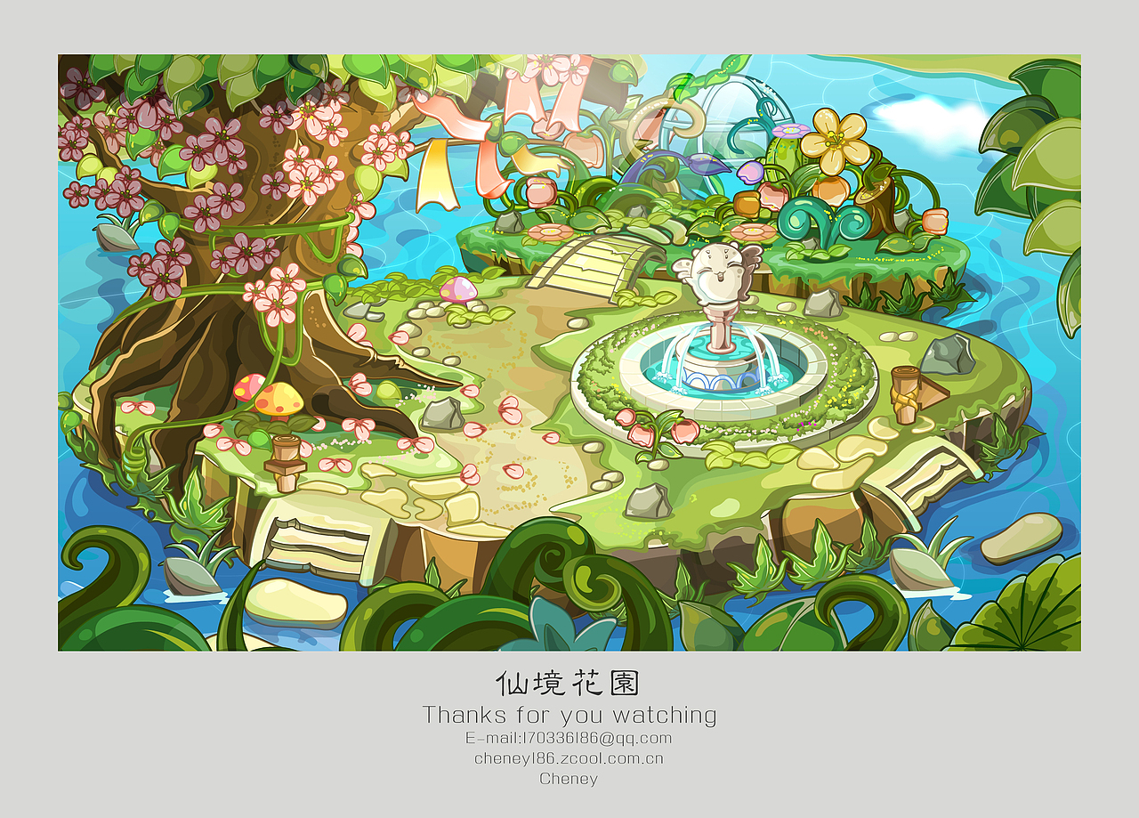 那些年画过的游戏场景（图ZNDUyMDM2Mjg=） - 儿童插画 - 站酷设计师Cheney186原创素材 - 站酷ZCOOL