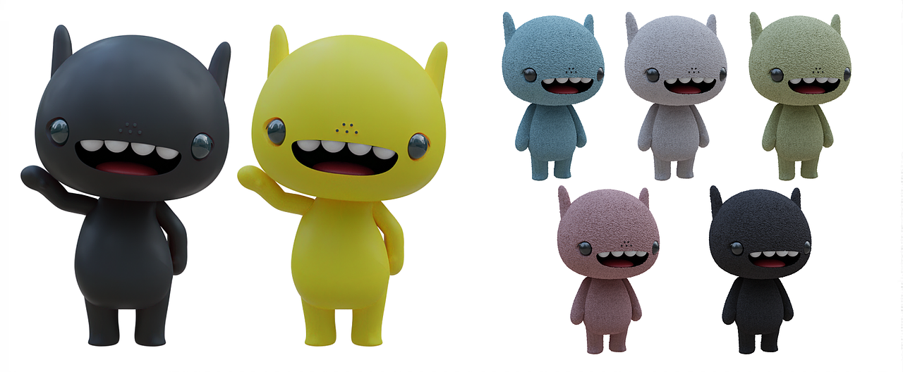 非遗吉祥物“蹦蹦”建模制作