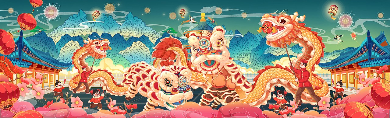 中国风新年贺图（图ZMjM5Mjk4Mjky） - 创作习作 - 站酷设计师54阿毛呀原创素材 - 站酷ZCOOL