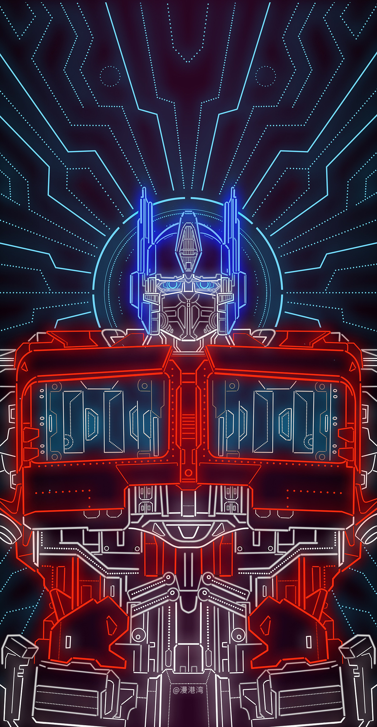 变形金刚《大黄蜂》电影擎天柱手绘壁纸