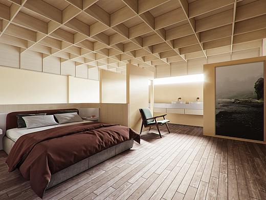 臥室（個人主頁-ZNTY0ODQ1NTY=） - 家裝設(shè)計 - 站酷設(shè)計師逃離設(shè)計圈的小白原創(chuàng)素材 - 站酷ZCOOL