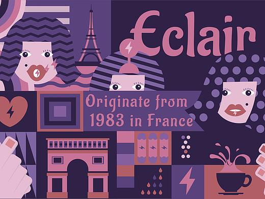 Eclair法式甜点品牌设计