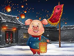 2019豬萬順同學高清壁紙