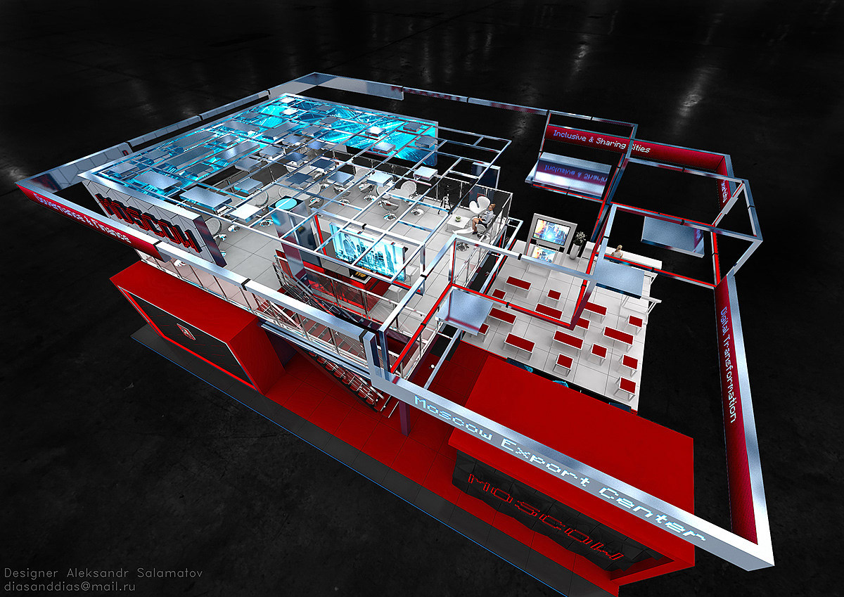 科技创意展会展位3d效果图设计（图ZMTgwMjYwNjEy） - 其他三维 - 站酷设计师SHEJILION原创素材 - 站酷ZCOOL