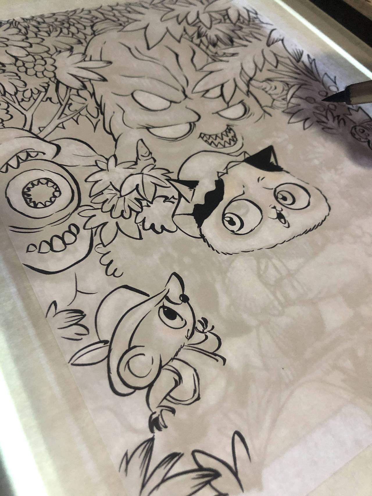 潮玩花妹海报（图ZMjI2OTEzMTE2） - 商业插画 - 站酷设计师雨田三石原创素材 - 站酷ZCOOL