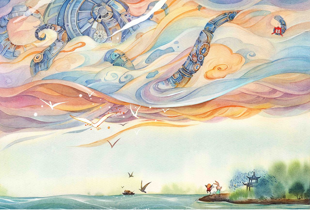 绘本及内页插图合集（图ZMjU4MDUzMTMy） - 绘本 - 站酷设计师蹦蹦蹦砰原创素材 - 站酷ZCOOL