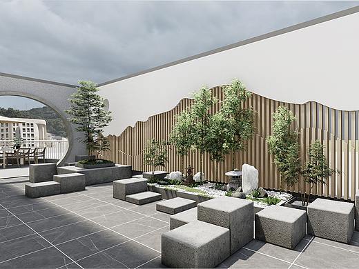 亦山书院图书馆空间设计