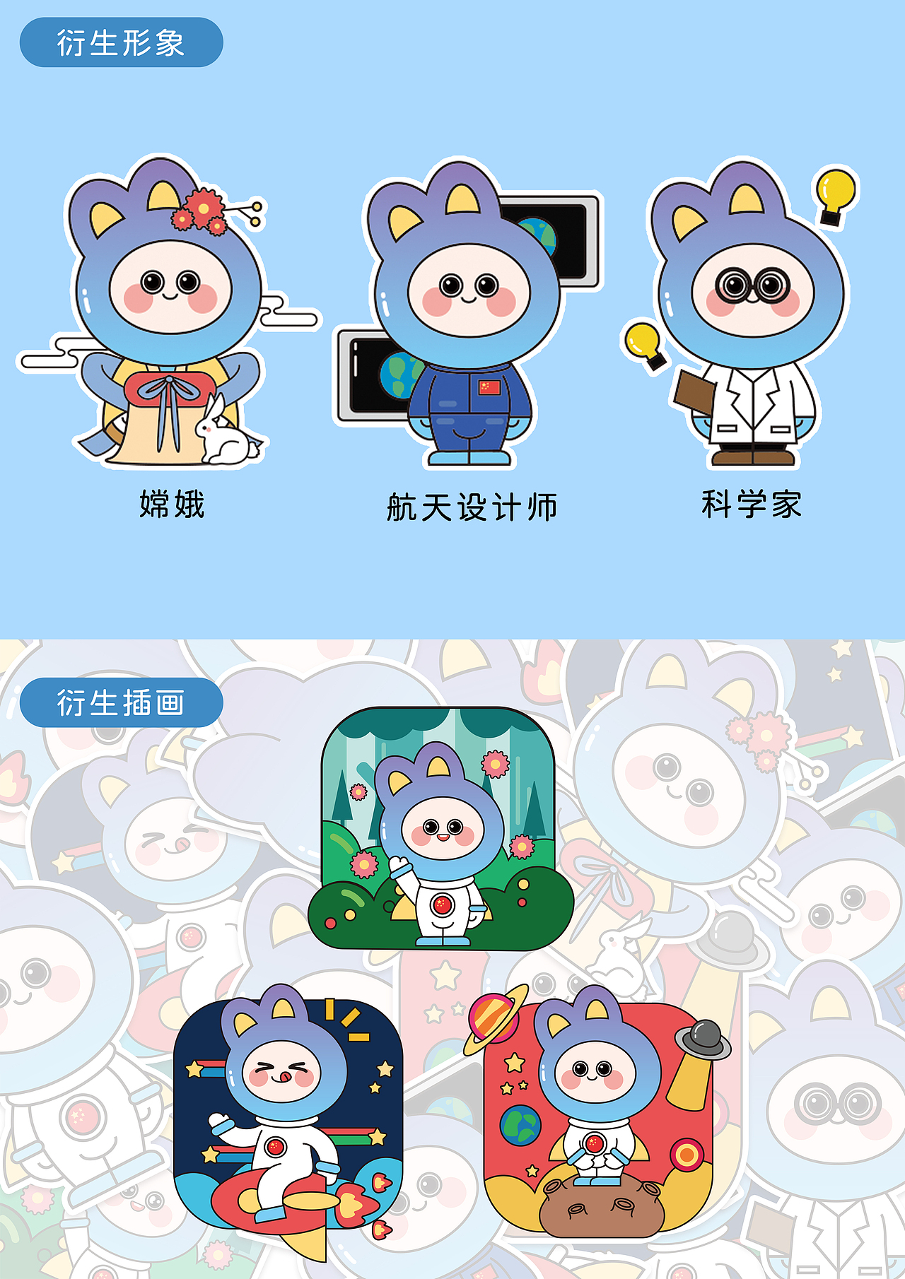 中国航天IP形象练习（图ZMjcxOTc4ODQ4） - IP形象 - 站酷设计师青青宇柒原创素材 - 站酷ZCOOL