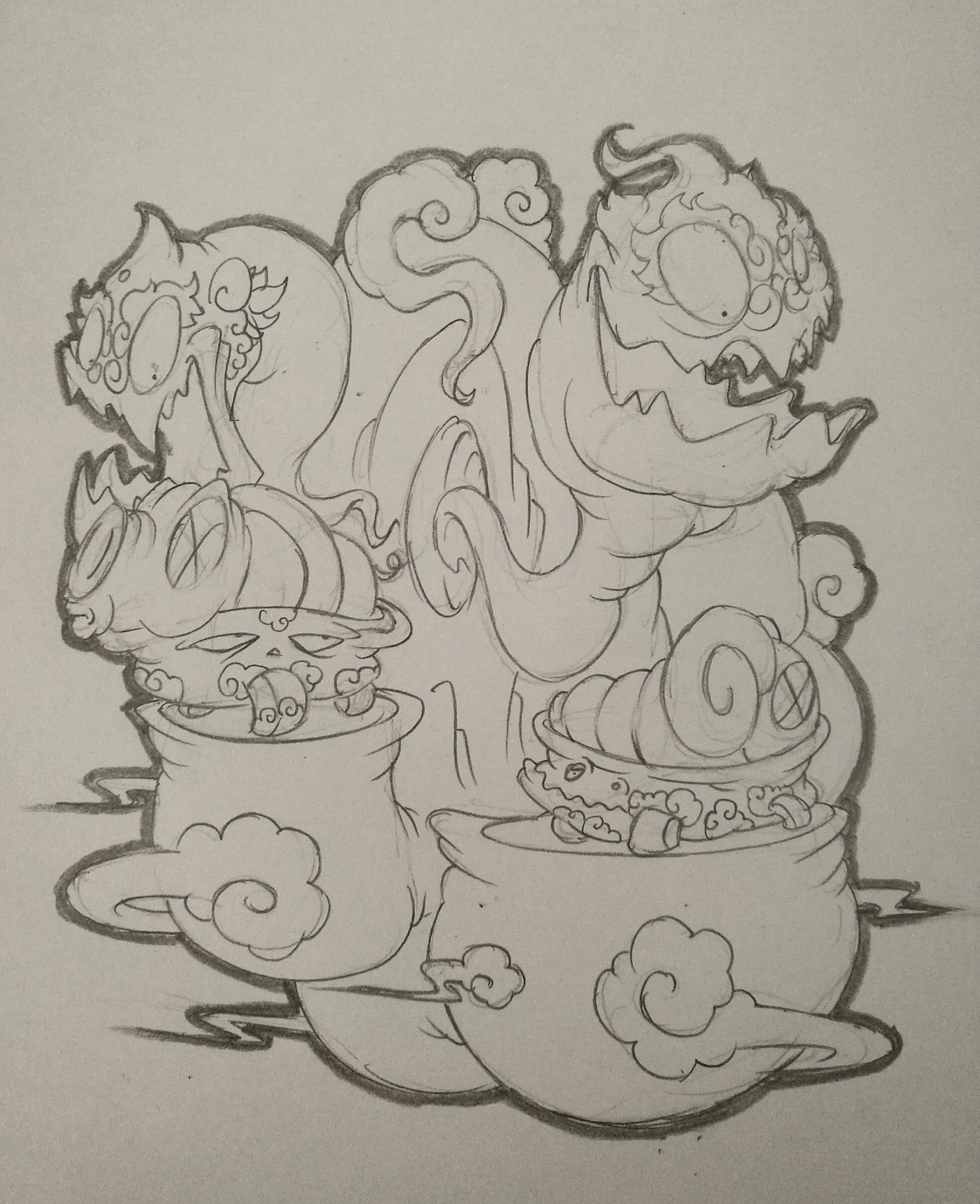 闲话山海经（四）（图ZNjY2Mzg0NDA=） - 概念设定 - 站酷设计师二十八亩田原创素材 - 站酷ZCOOL