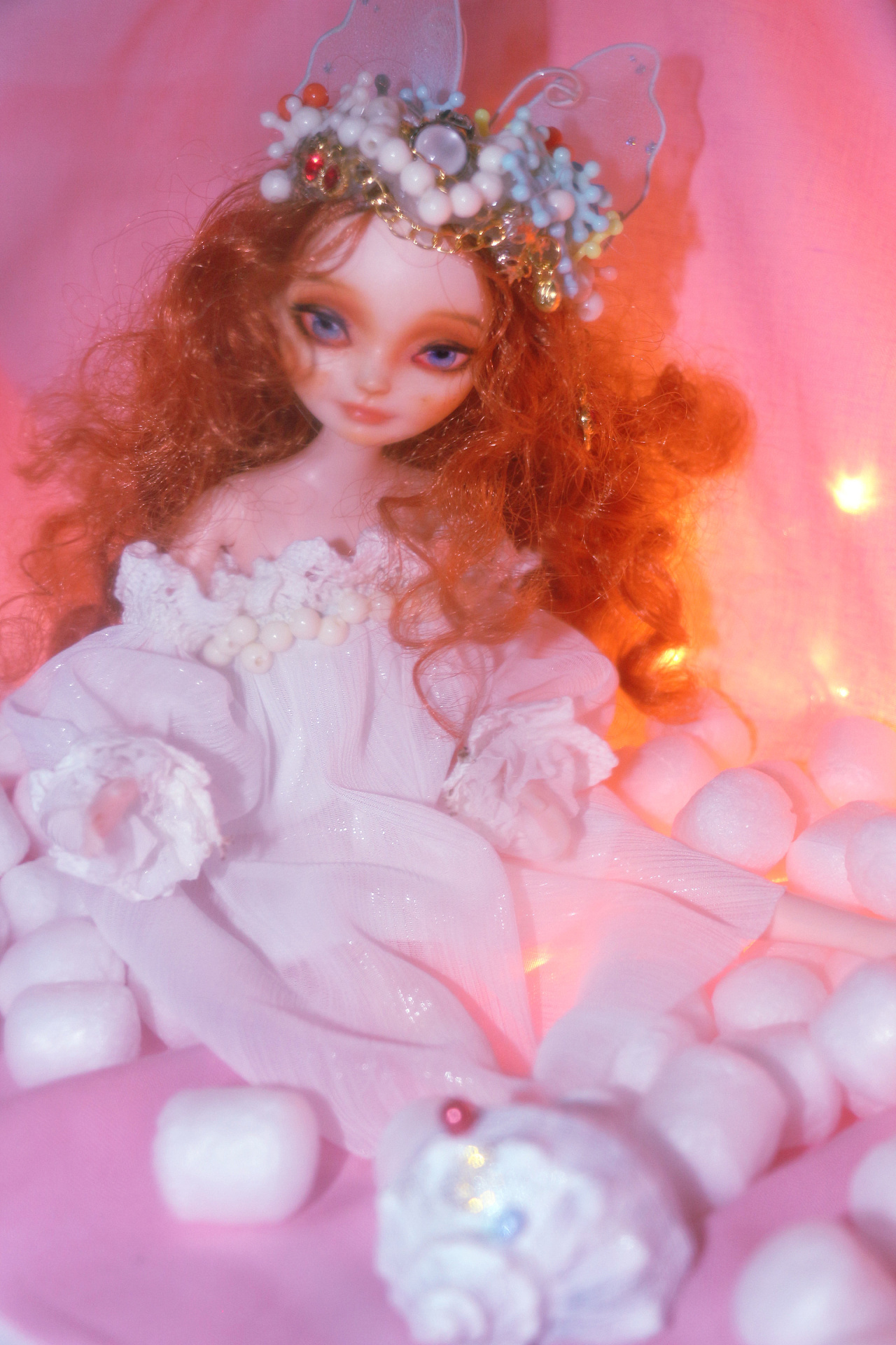 芭比重涂5块钱塑料娃娃改造