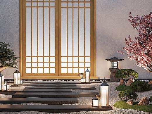 中式徽派景观图案例