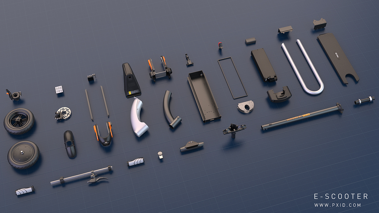 Z1电动滑板车设计