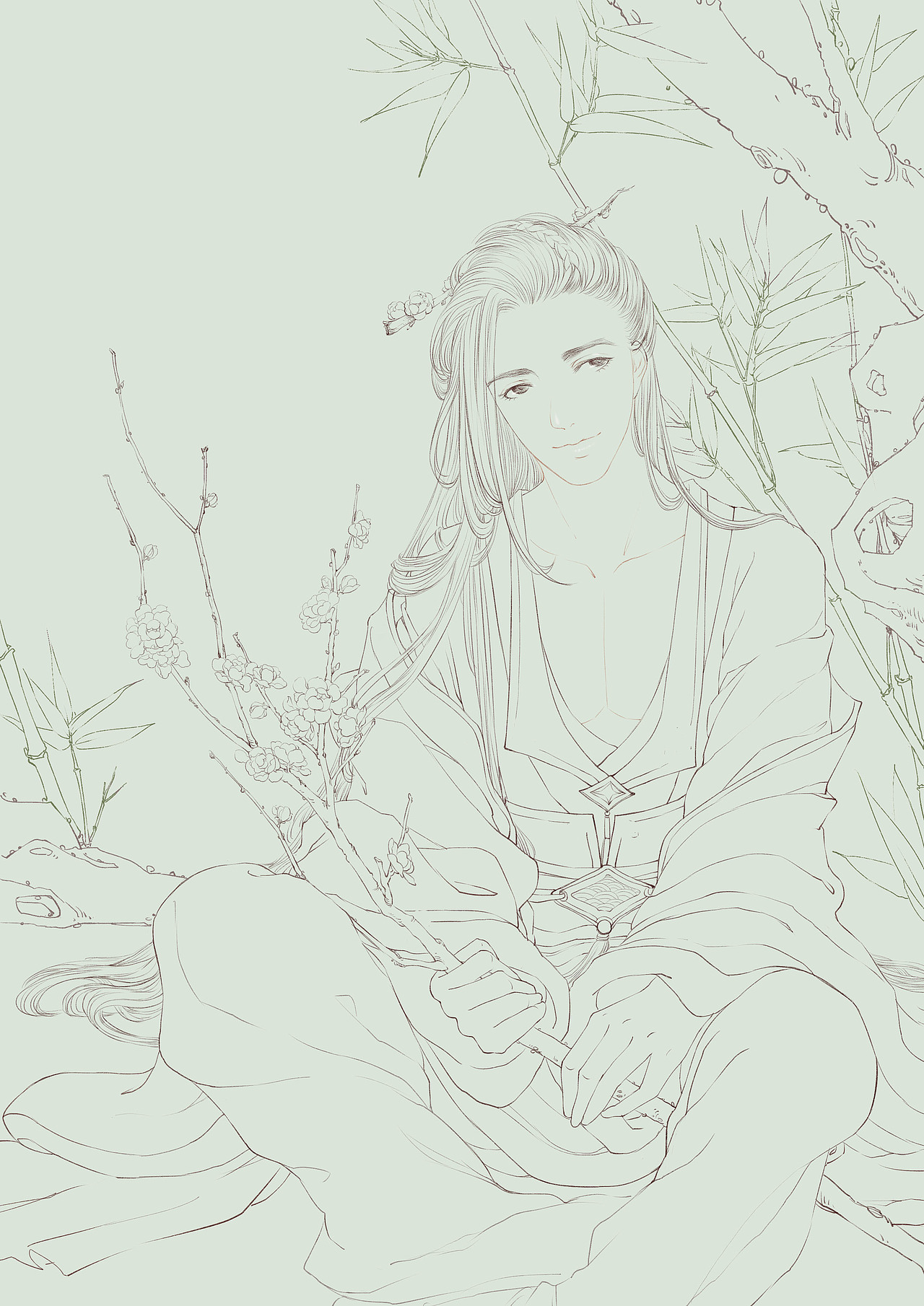 古风上色练习