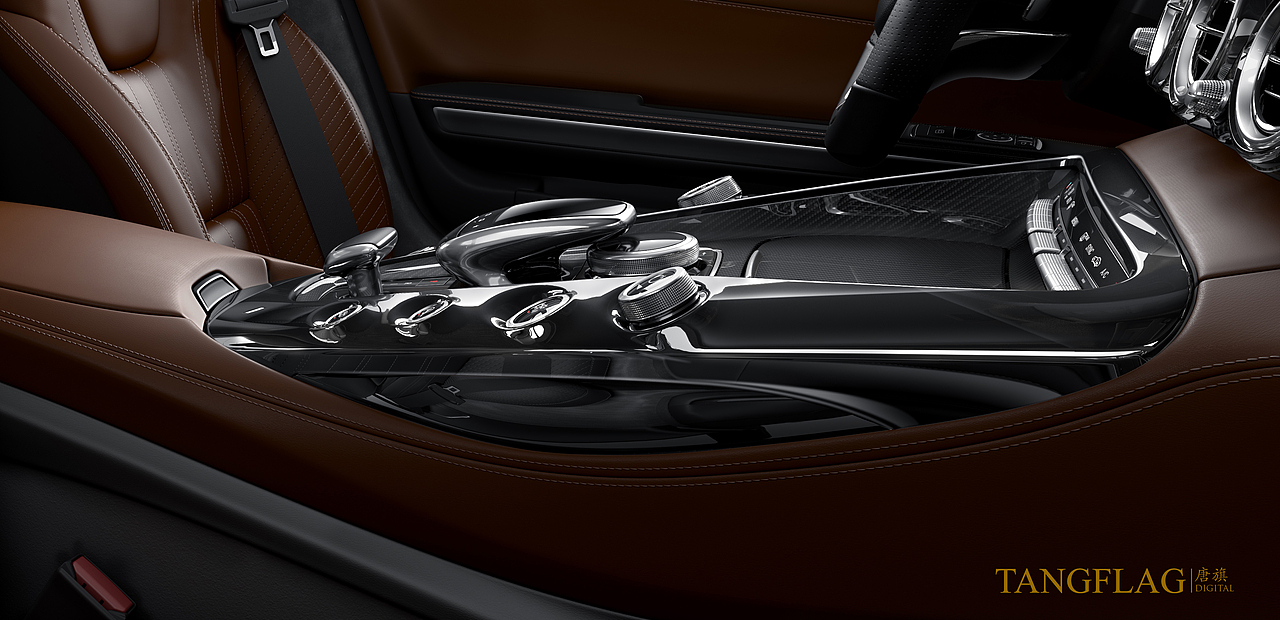 AMG GT内饰渲染