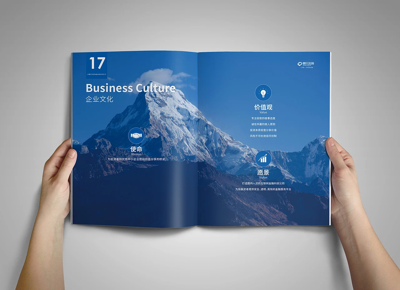 金融类企业画册