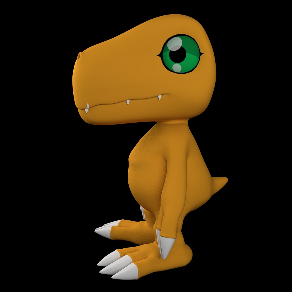 三维角色亚古兽