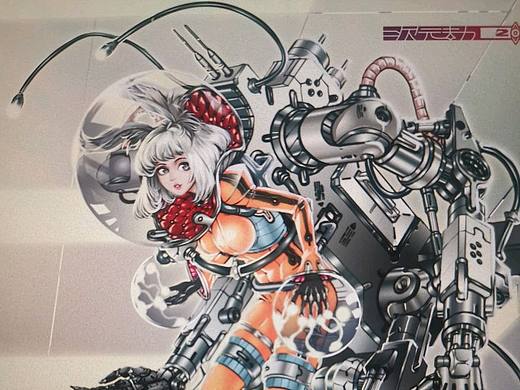 機甲少女太空作業(yè)機（個人主頁-ZNjI3NzM3NDQ=） - 商業(yè)插畫 - 站酷設(shè)計師次元劫原創(chuàng)素材 - 站酷ZCOOL