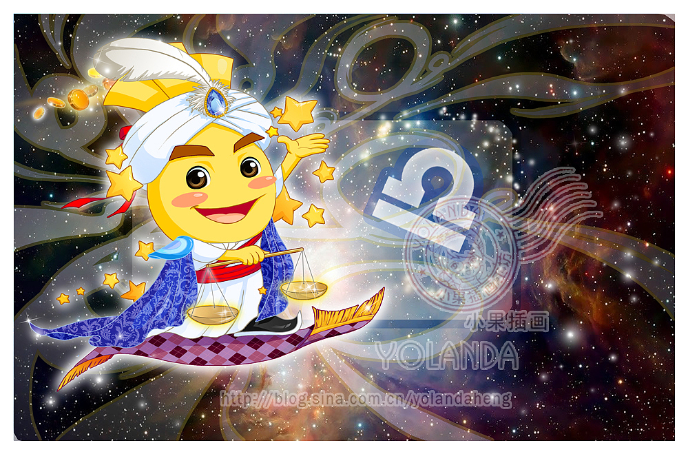 昆仑健康保险吉祥物——存乐 12星座插画（图ZMjU2MjQ3NDQ=） - IP形象 - 站酷设计师小果插画原创素材 - 站酷ZCOOL
