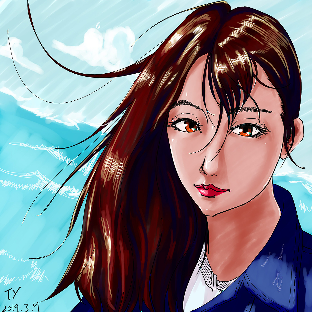 L9板绘头像系列（一）（图ZMTUxOTM1NzQw） - 创作习作 - 站酷设计师陆玖_Lmouren9原创素材 - 站酷ZCOOL