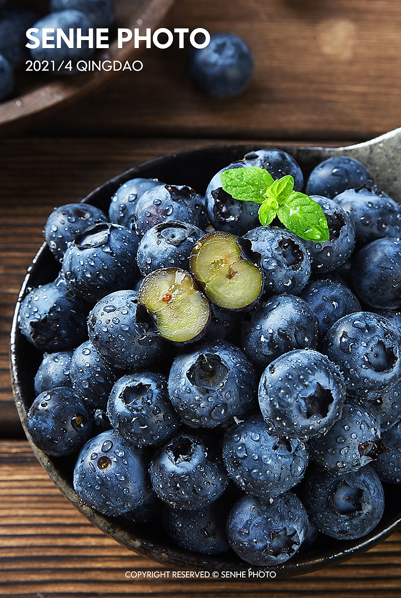 新鲜蓝莓拍摄_青岛森和视觉摄影-站酷zcool