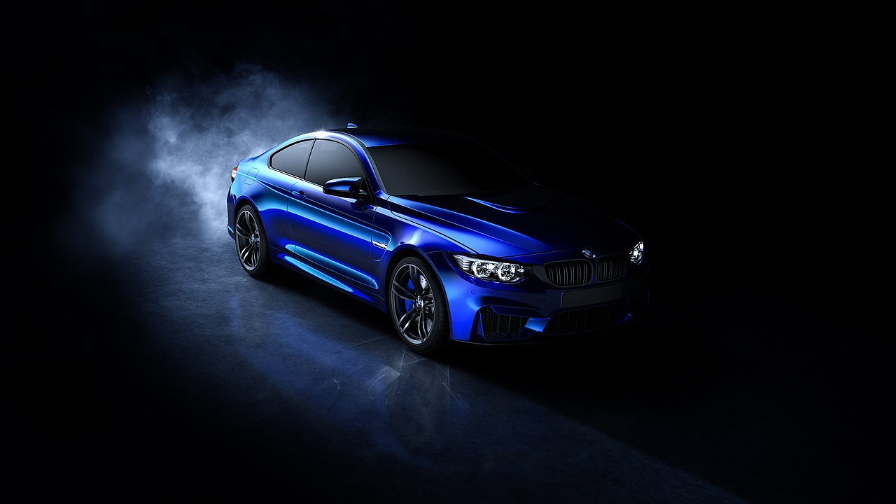 宝马m4汽车黑色背景