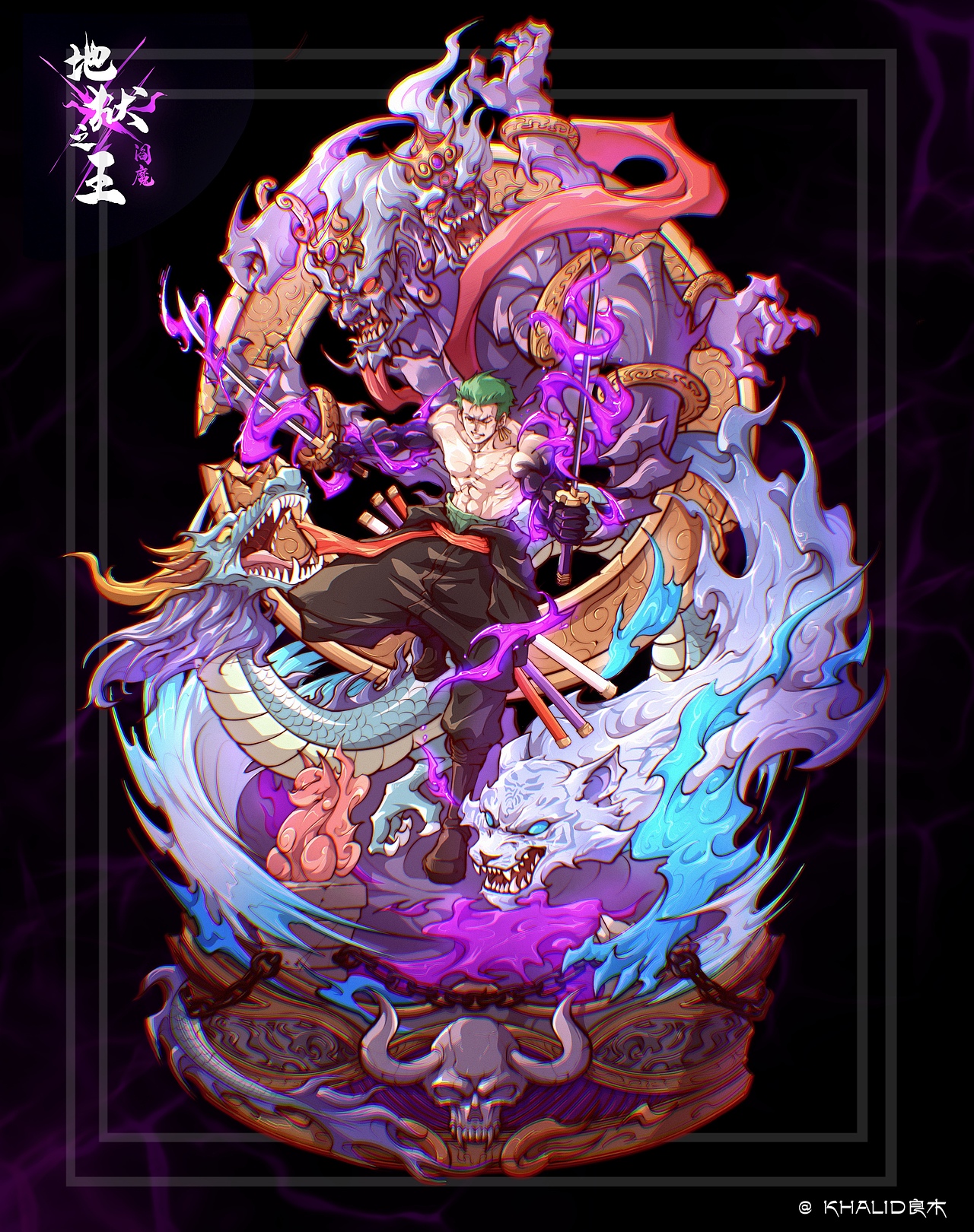 gk雕像设计|地狱之王索隆