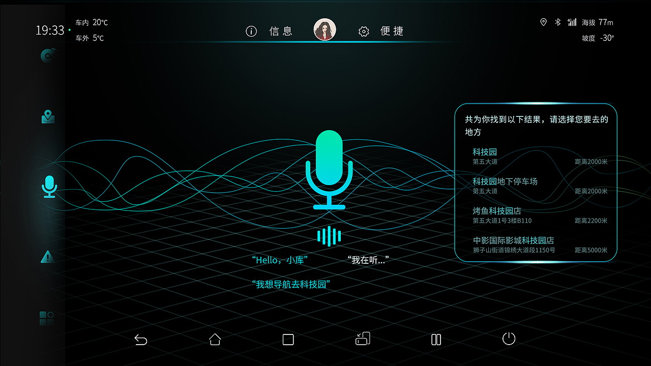 车载UI（图ZMjUwMTQwMzU2） - 其他UI - 站酷设计师俗气却傲娇原创素材 - 站酷ZCOOL