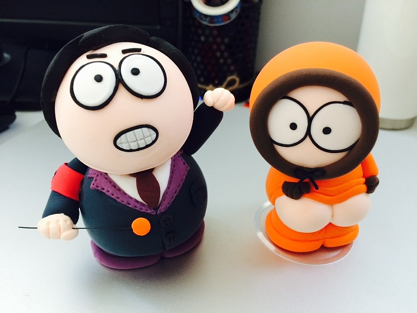 纸粘土，南方公园 Eric Theodore Cartman vs. Kenny McCormick（图ZMzExMDE5NDQ=） - 手办/模玩 - 站酷设计师why兔原创素材 - 站酷ZCOOL