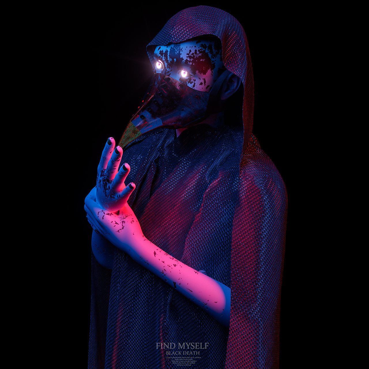 主题作品“ FIND MYSELF X BLACK DEATH ”（图ZMTgzMjUxMTgw） - 人物/生物 - 站酷设计师隔壁老丨Tu原创素材 - 站酷ZCOOL