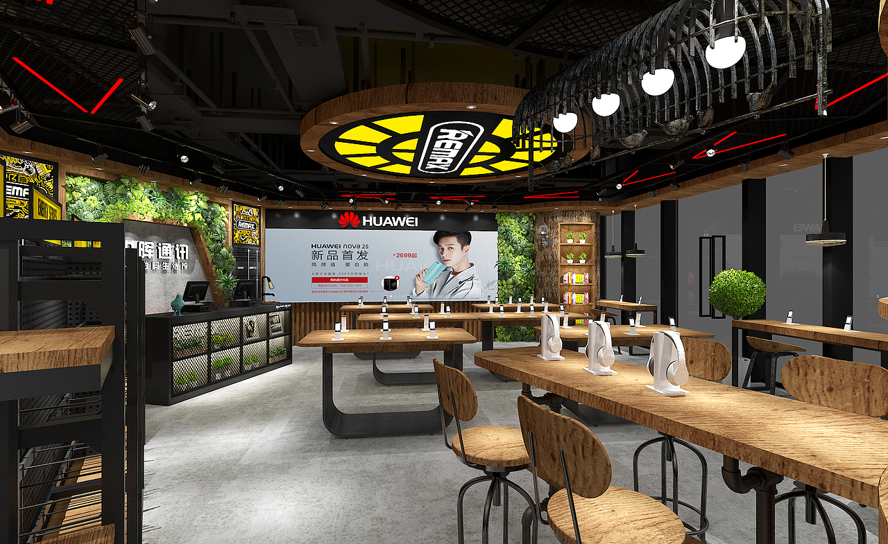 配件与手机店融合（图ZMTAwMTQ2NjY0） - 展陈设计 - 站酷设计师睿点设计原创素材 - 站酷ZCOOL