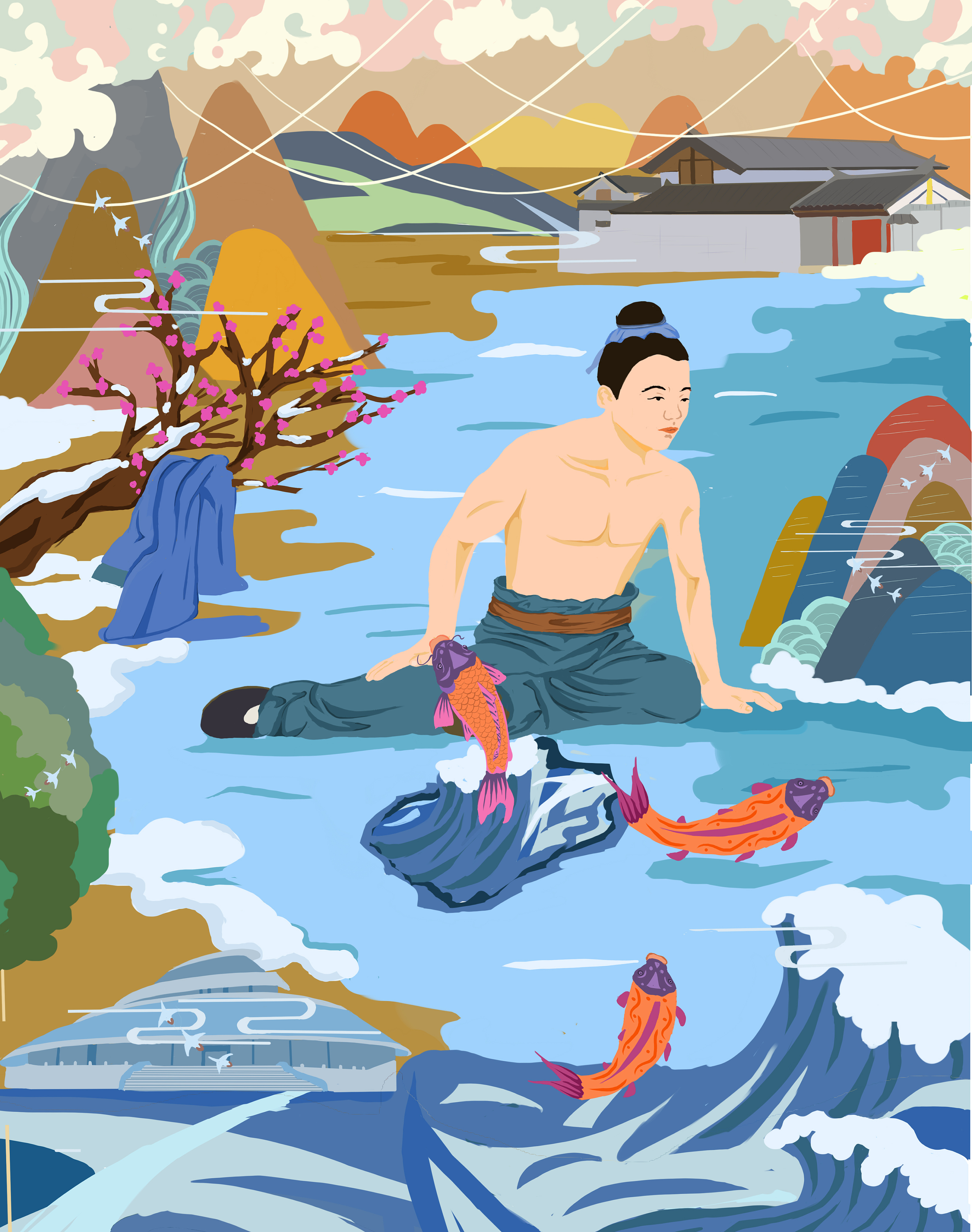 二十四孝插画设计