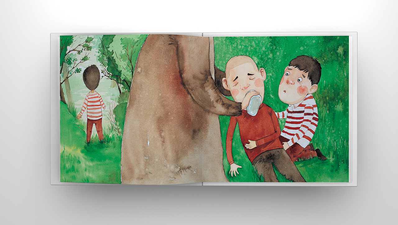 《你好，哥哥》同名绘本创作（图ZMjE5ODY5MjQ4） - 绘本 - 站酷设计师程小新原创素材 - 站酷ZCOOL