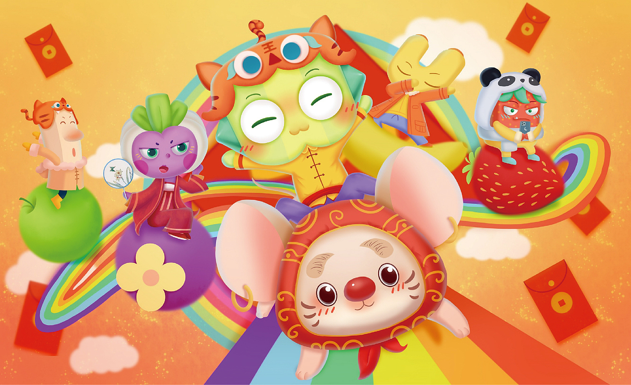 2021 作品集（图ZMjgzNDA3NDg0） - 商业插画 - 站酷设计师蟹黄味哈密瓜原创素材 - 站酷ZCOOL