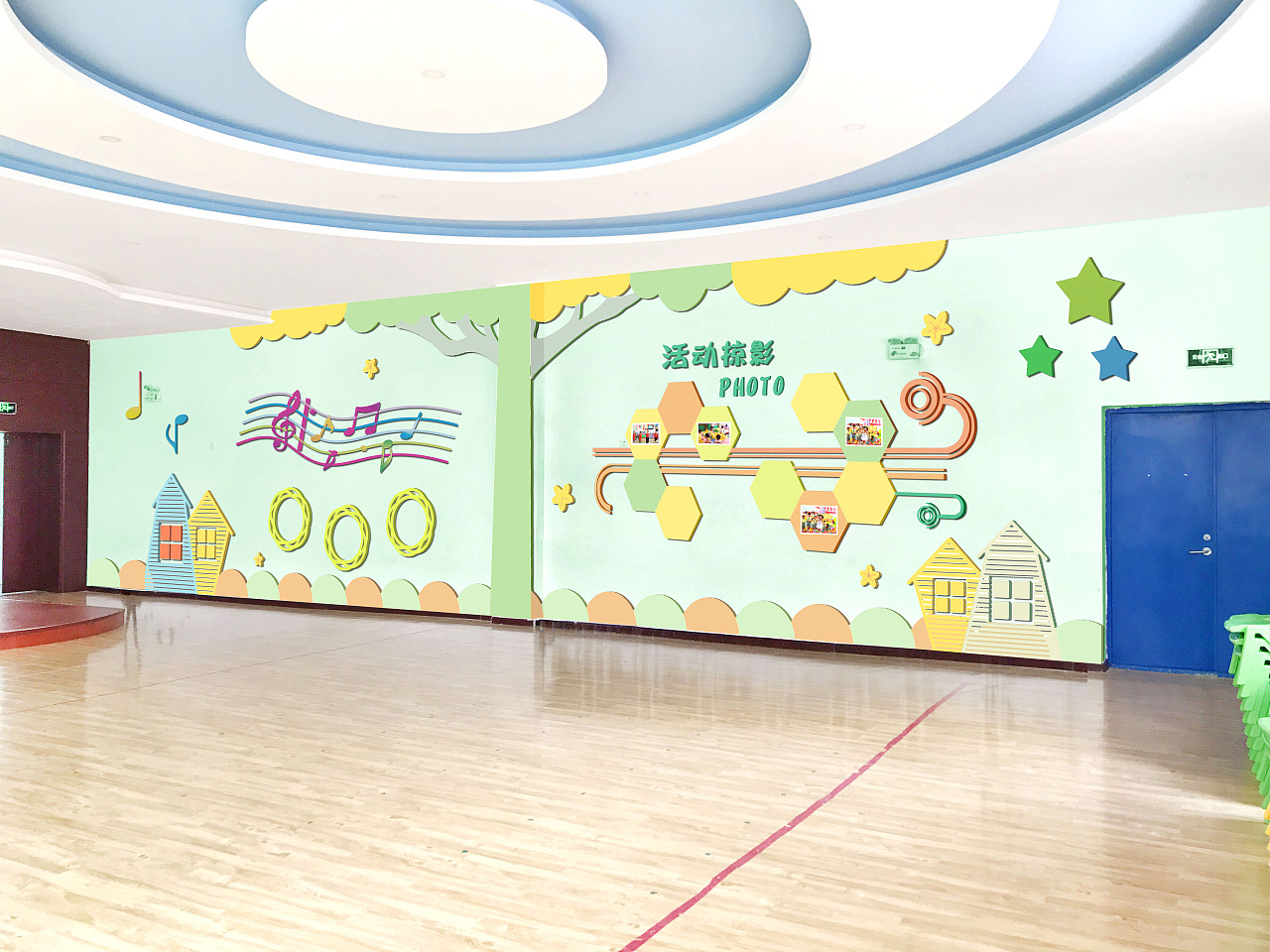 幼儿园活动厅（图ZOTA5NjUxNjg=） - 建筑/空间 - 站酷设计师深海sir原创素材 - 站酷ZCOOL