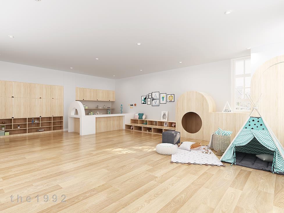 幼儿活动中心（图ZMTU1ODk2NzM2） - 家装设计 - 站酷设计师九二音艺原创素材 - 站酷ZCOOL