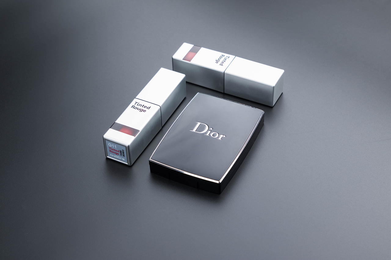 黑色系化妆品礼盒 样品随拍