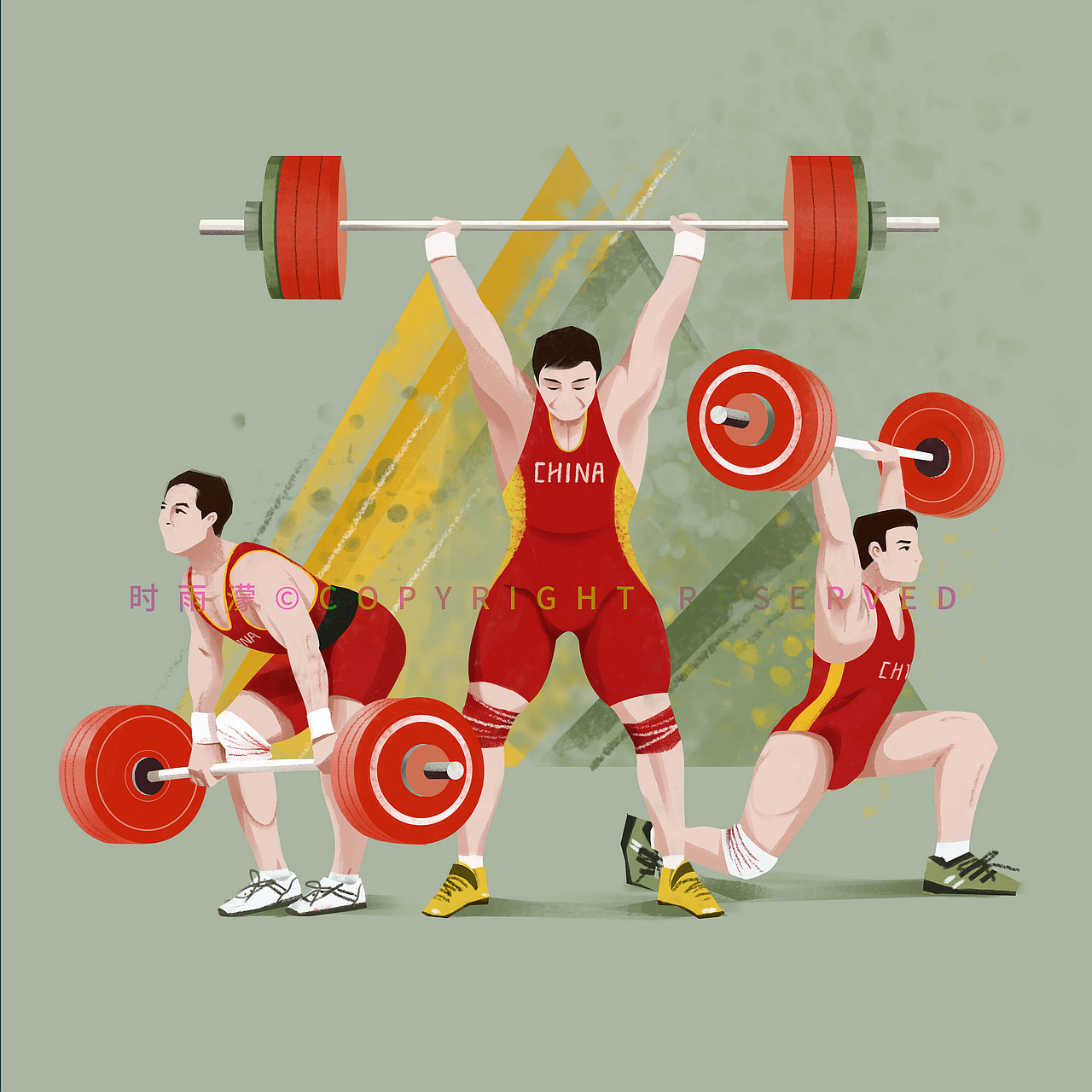 奥运会项目插画