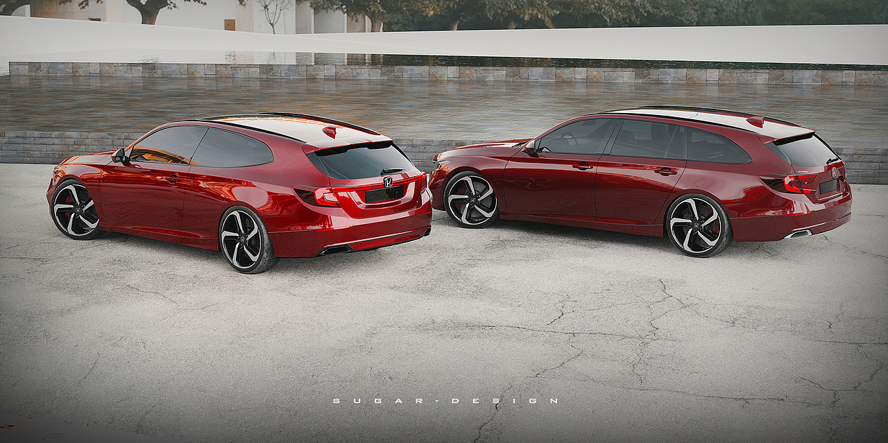 本田雅阁旅行车与猎装车新车预览!