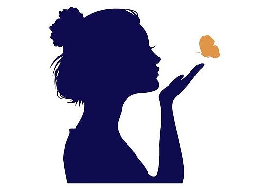 【医学插画培训】授课视频流出：古典美女吹蝴蝶剪影