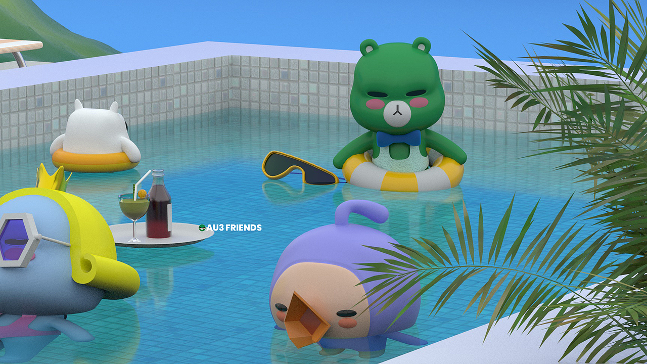 C4D习作 | 最爱的夏天|哎呦熊