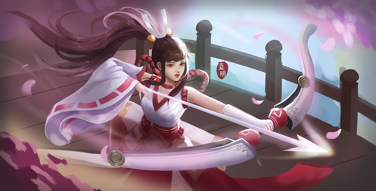 王者荣耀横版 迦罗（图ZMjQyNjMwNjYw） - 游戏原画 - 站酷设计师蓝海蓝明若原创素材 - 站酷ZCOOL